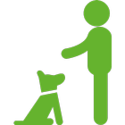 Dog nanny for barking dog icon