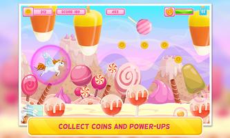 Poney dans Candy World: Jeu d'arcade: gratuit capture d'écran 3