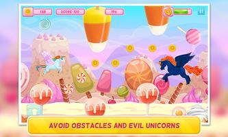 Poney dans Candy World: Jeu d'arcade: gratuit capture d'écran 2