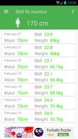 BMI fit monitor 스크린샷 2