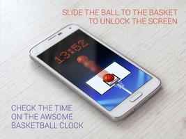 Basketball lock screen imagem de tela 1
