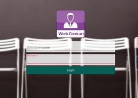 Work Contract الملصق