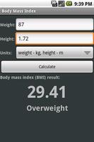 1 Schermata Body Mass Index