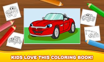 Free Boys Coloring Book: Cars poster