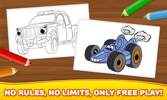 Free Boys Coloring Book: Cars screenshot 3