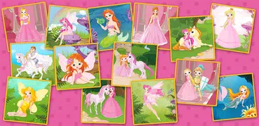 子供のための王女と妖精のパズル