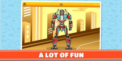 Heroic Robot: Boys Puzzle Game syot layar 3