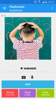 Super Flashcards, Learn words Affiche