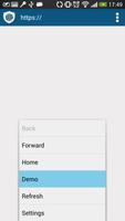 my Secure Browser DEMO স্ক্রিনশট 1