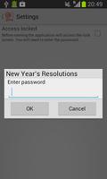 3 Schermata New Year's Resolutions
