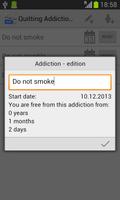 Quitting Addiction Helper capture d'écran 1