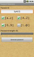 Password Generator capture d'écran 1