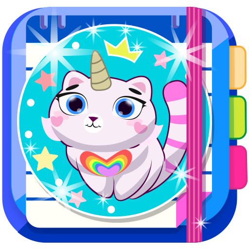 Bloco de notas Kittycorn (com 