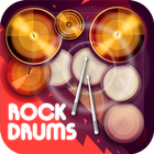 Rock-Drums Zeichen