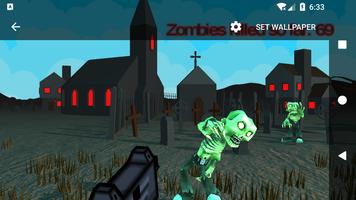 Zombie Invasion Interactive Live Wallpaper - FREE capture d'écran 2