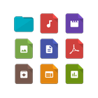Paper Icons for Solid Explorer أيقونة