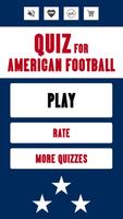 American Football Quiz Affiche