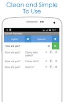 Spanish Translator ภาพหน้าจอ 1
