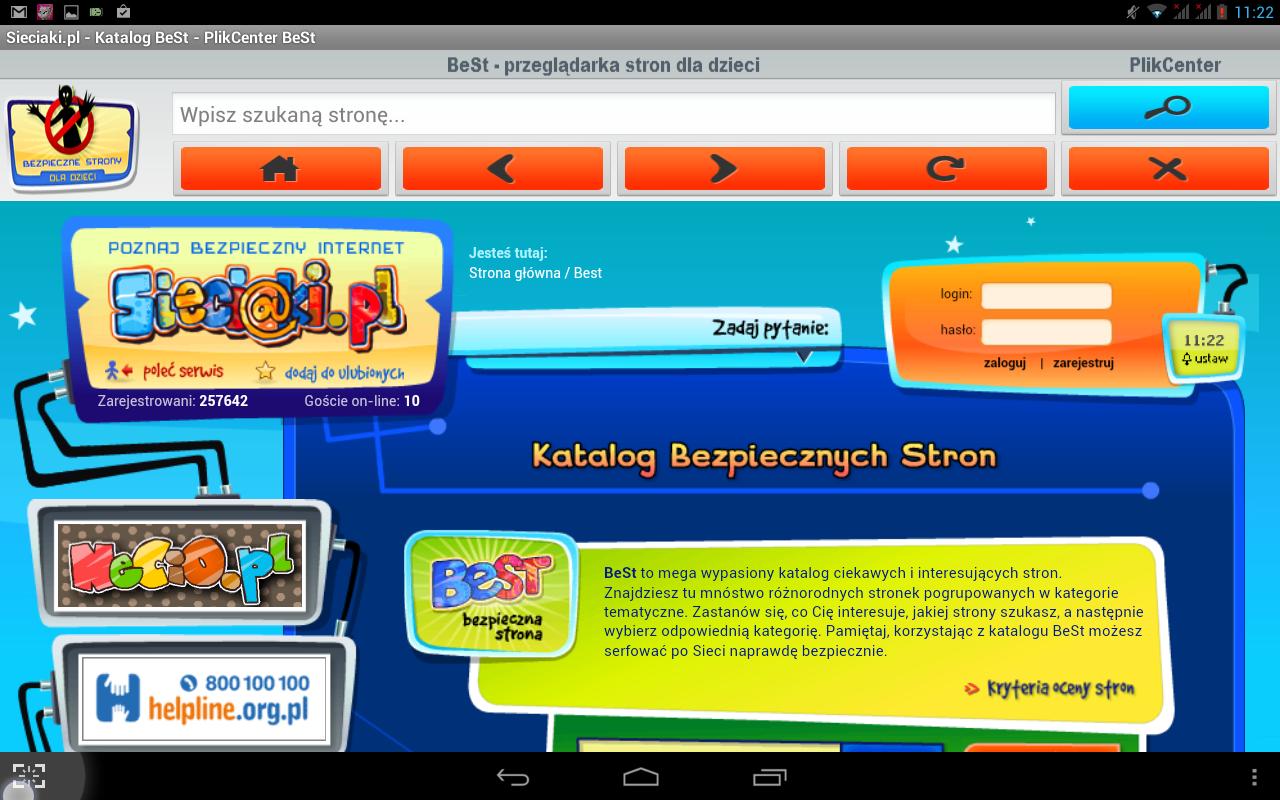 BeSt - przeglądarka na tablet for Android - APK Download