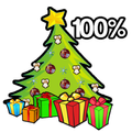 Christmas tree Battery Widget