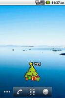 Christmas tree Battery Widget capture d'écran 2