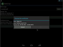 MobileSign 截图 2
