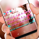 Plum Flower Keyboard Pink Winter APK