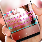 Plum Flower Keyboard Pink Winter icon