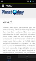 Planet Oshay Magazine capture d'écran 3