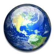 Rotating Earth 3D Wallpaper