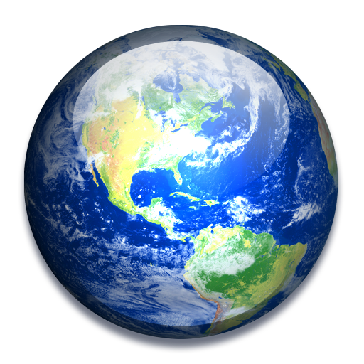 Rotating Earth 3D Wallpaper