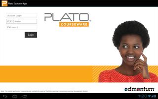 Plato Educator App постер
