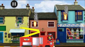 Fireman Game Sam Rescue 截图 1