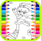 Polly coloring book icône