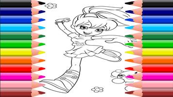 Polly coloring book poster