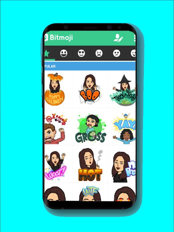 Bitmoji avatar: Tạo ra chính mình trên smartphone với Bitmoji Avatar và sử dụng hình ảnh đại diện độc đáo này trong cả ứng dụng nhắn tin và mạng xã hội. Diễn tả cảm xúc của bạn thông qua các bitmoji miễn phí và thể hiện sự sáng tạo của bản thân để thu hút sự quan tâm từ bạn bè và người thân.