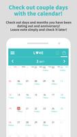 Couple Widget - Love days Countdown تصوير الشاشة 2