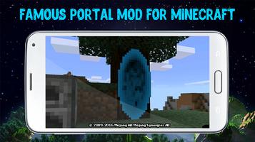 Portal mod for Minecraft Affiche