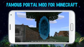 Portal mod for Minecraft poster