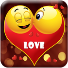 Romantic stickers for chat simgesi