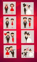 Romantic stickers for chat پوسٹر