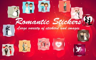 Romantic stickers for chat imagem de tela 2