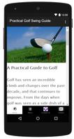 Practical Golf Swing Guide poster
