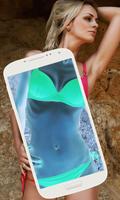 Bikini Girl X-Ray Scanner Joke ポスター