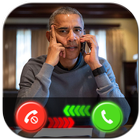 Barack Obama Fake Video Call Prank icône