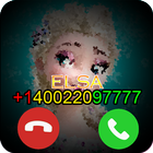 Elsa Fake Call - Kids Phone icône