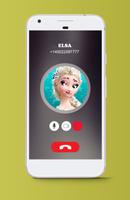 Elsa Fake Call - Kids Phone capture d'écran 2