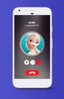 Elsa Fake Call - Kids Phone capture d'écran 3