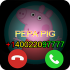Pepa Baby Pig Calls Your Kids icône