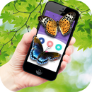 Butterfly in Phone Funny Joke-APK